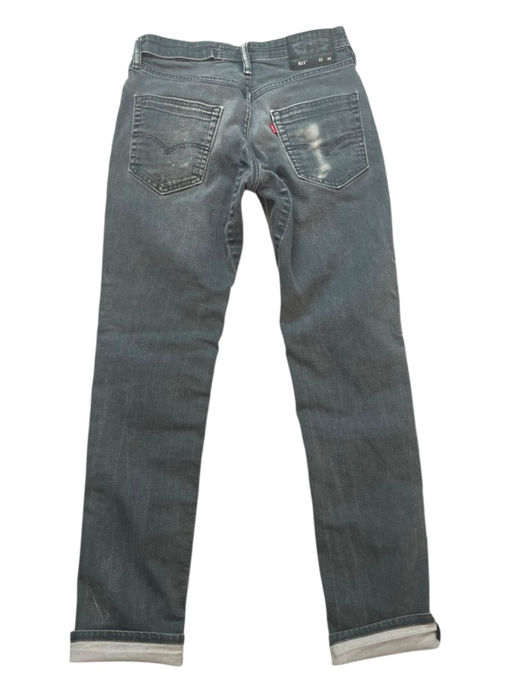 Levi’s 511 Commuter Jeans Men’s 30 Grey Comfort Reflective Slim Fit Urban Casual
